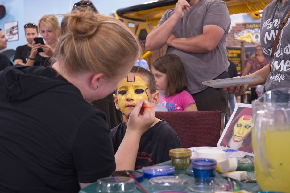 Face painting 2017 Bushplane Days Face painting 2017 Bushplane Days