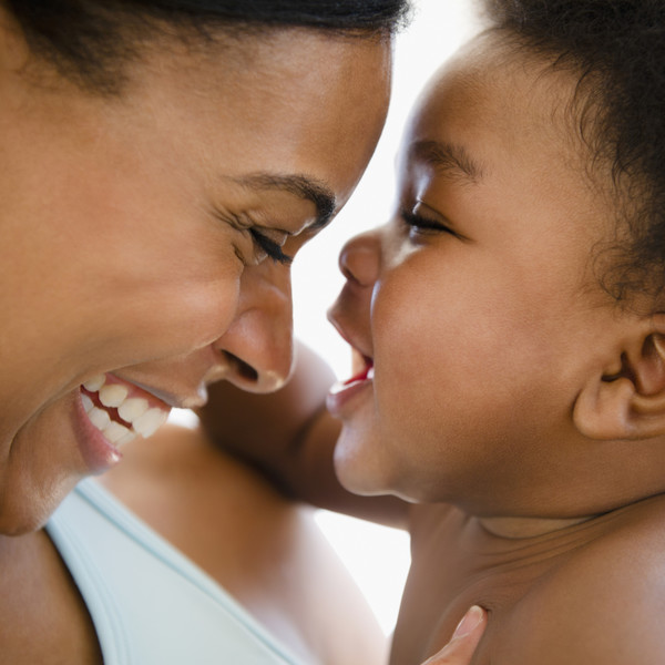 Black mom and baby Black mom and baby