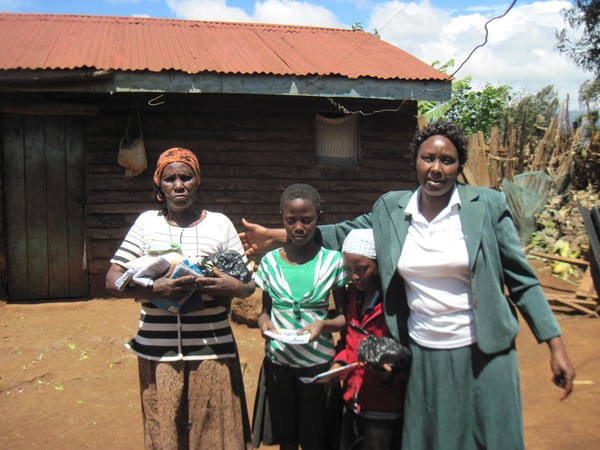 Children placed in the care of elders.